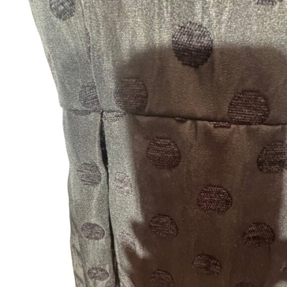 NWT Joe Fresh Women's Polk Dot Black Sleeveless Dress Size 12 - Picture 9 of 10